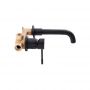 Смеситель для раковины Qtap Scorpio скрытого монтажа QTSCOR3050105B Black Matt