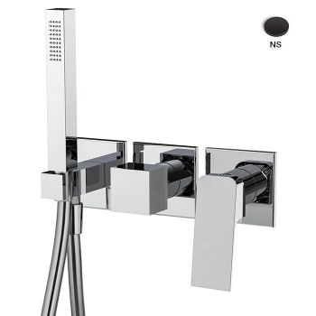 Змішувач для душу Fima Fit F3399X8NS/F3400 Black matt