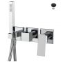 Змішувач для душу Fima Fit F3399X8NS/F3400 Black matt