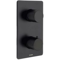 Bossini Z00002000073005 TEO LINE Наружная часть термостатического смесителя, mat black
