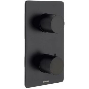 Bossini Z00002000073005 TEO LINE Наружная часть термостатического смесителя, mat black