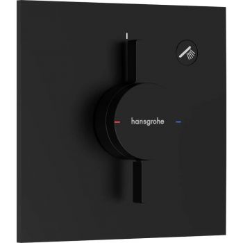 Змішувач для душу Hansgrohe прихованого монтажу DuoTurn E на 1 функцію, Matt Black (75617670)