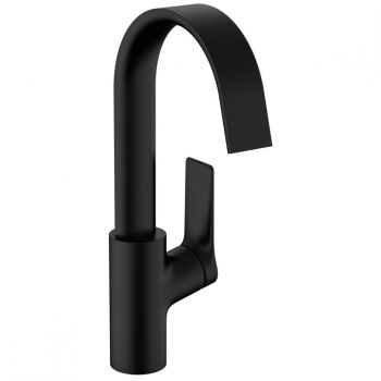 Змішувач для умивальника Hansgrohe Vivenis 210 з поворотним носиком та донним клапаном pop-up, Matt Black (75030670)