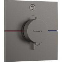 Термостат прихованого монтажу Hansgrohe ShowerSelect Comfort E на 1 функцію, Brushed Black Chrome (15571340)