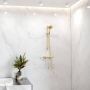 Смеситель для ванны с термостатом Hansgrohe Ecostat Comfort, Polished Gold Optic (13114990)