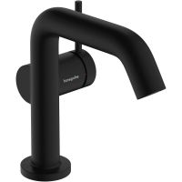 Змішувач для умивальника Hansgrohe Tecturis S 110 Fine CoolStart з Push open, Matt Black (73320670)