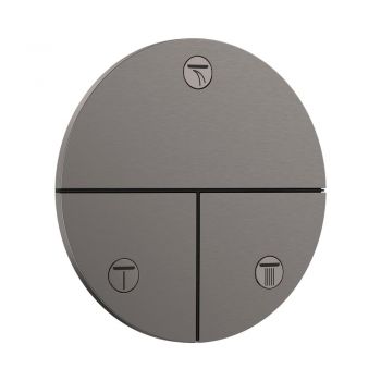 Переключатель Hansgrohe ShowerSelect Comfort S на 3 функции, Brushed Black Chrome (15558340)