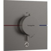 Термостат прихованого монтажу Hansgrohe ShowerSelect Comfort E HighFlow на 1 функцію, Brush Black Chrome (15575340)