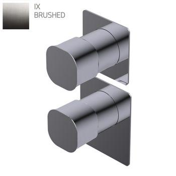 Термостат Ritmonio вбудований, зовнішня частина, Brushed (PR35HG202IX)