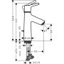 Hansgrohe Talis S 72020000 Смеситель для раковины