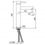 Jaquar Florentine FLR-CHR-5005NB Смеситель для раковины