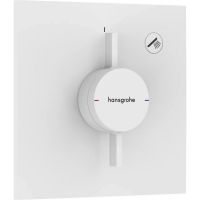 Змішувач для душу Hansgrohe прихованого монтажу DuoTurn E на 1 функцію, Matt White (75617700)