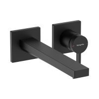 Змішувач Hansgrohe Tecturis E 225 для умивальника зі стіни, Matt Black (73051670)