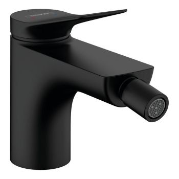 Смеситель для биде Hansgrohe Vivenis 250 с донным клапаном pop-up, черный матовый (75200670)