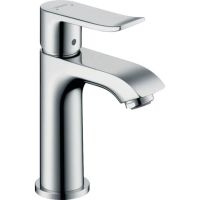 Змішувач для умивальника Hansgrohe Metris 100 без донного клапана, хром (31186000)