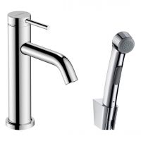 Змішувач Hansgrohe Tecturis S 110 для умивальника з гігієнічною лійкою, Chrome (73211000)