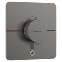 Термостат прихованого монтажу Hansgrohe ShowerSelect Comfort Q HighFlow на 1 функцію, Brushed Black Chrome (15589340)
