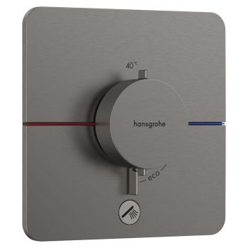 Термостат прихованого монтажу Hansgrohe ShowerSelect Comfort Q HighFlow на 1 функцію, Brushed Black Chrome (15589340)