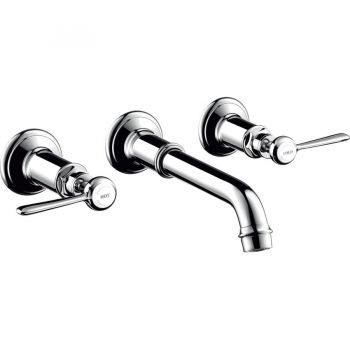 Смеситель настенный для умывальника AXOR Montreux Lever на 3 отверстия, хром (16534000)