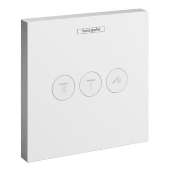Переключатель положений Hansgrohe ShowerSelect на 3 потребителя, белый матовый (15764700)