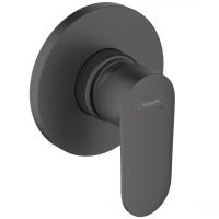 Змішувач для душу Hansgrohe Vernis Blend прихованого монтажу D110, чорний матовий (71649670)