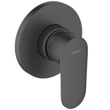 Змішувач для душу Hansgrohe Vernis Blend прихованого монтажу D110, чорний матовий (71649670)
