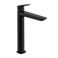 Змішувач Hansgrohe Logis Fine 240 для умивальника без донного клапана, Matt Black (71258670)