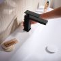 Змішувач для умивальника Hansgrohe Tecturis E 110 CoolStart, Matt Black (73014670)