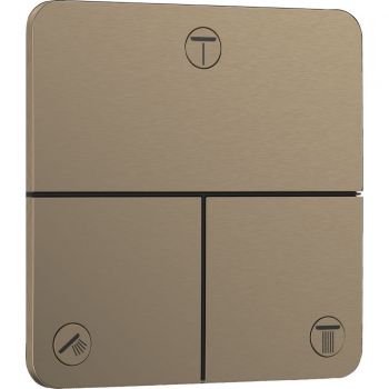Переключатель Hansgrohe ShowerSelect Comfort Q для душа, на 3 потребителя, бронза (15587140)