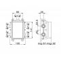 Скрытая часть смесителя Cisal One Box ZA00B030