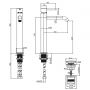 Смеситель для раковины Bossini Teo Line Z00703000073005