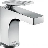 Смеситель для умывальника AXOR Citterio 90 Lever rhombic cut pop-up, Chrome (39001000)