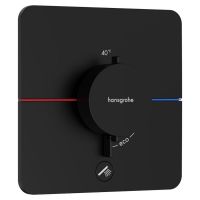 Термостат прихованого монтажу Hansgrohe ShowerSelect Comfort Q HighFlow на 1 функцію, Matt Black (15589670)