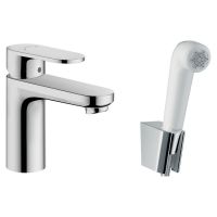 Змішувач для умивальника Hansgrohe Vernis Blend 100V з гігієнічної лійкою, хром (71215000)
