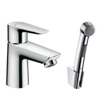 Змішувач для умивальника Hansgrohe Talis E 110 з гігієнічної лійкою, хром (71729000)