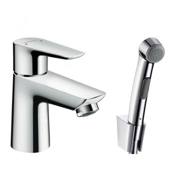 Змішувач для умивальника Hansgrohe Talis E 110 з гігієнічної лійкою, хром (71729000)