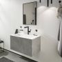 Змішувач для умивальника Hansgrohe Finoris 230 з 2JET та push-open, білий матовий (76063700)