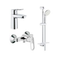 Набір змішувачів Grohe Bauloop S 3 в 1 для душу, хром (123220SA)