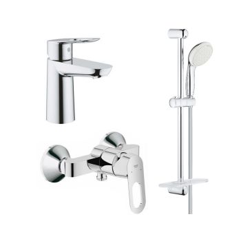 Набір змішувачів Grohe Bauloop S 3 в 1 для душу, хром (123220SA)