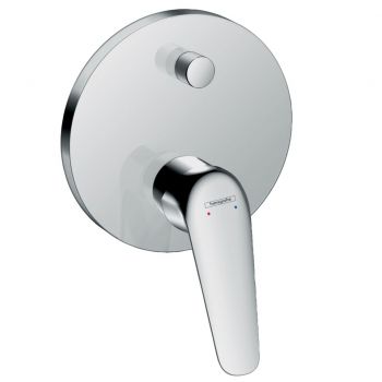 Змішувач для ванни Hansgrohe Novus прихованого монтажу в комплекті з Ibox, хром (71045180)