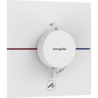 Термостат прихованого монтажу Hansgrohe ShowerSelect Comfort E HighFlow на 1 функцію, Matt White (15575700)