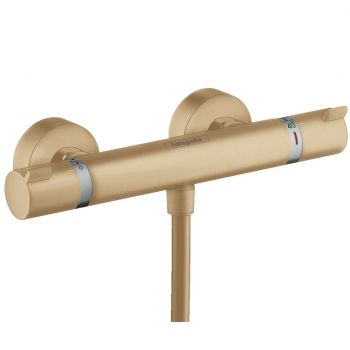 Змішувач із термостатом для душу Hansgrohe Ecostat, Brushed Bronze (13116140)
