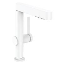 Змішувач для умивальника Hansgrohe Finoris 230 з 2JET та push-open, білий матовий (76063700)
