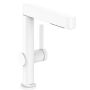 Змішувач для умивальника Hansgrohe Finoris 230 з 2JET та push-open, білий матовий (76063700)