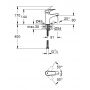 Grohe Bauflow 23752000 Змішувач для раковини