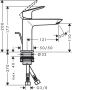 Смеситель для раковины Hansgrohe Logis 71251000