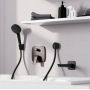 Змішувач Hansgrohe Logis прихованого монтажу ванна/душ, верхня частина, Matt Black (71405670)