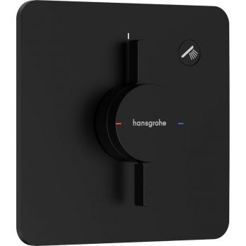 Змішувач прихованого монтажу Hansgrohe DuoTurn Q на 1 функцію, Matt Black (75614670)