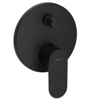 Смеситель для ванны/душа Hansgrohe Rebris S, скрытый монтаж, внешняя часть, Matt Black (72466670)