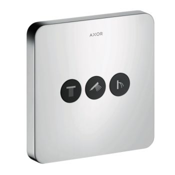 Запорный вентиль AXOR Shower Select Softcube на 3 режима, хром (36773000)